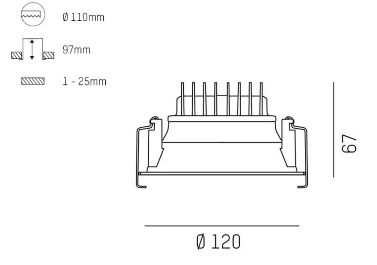 COZY DOWNLIGHT R