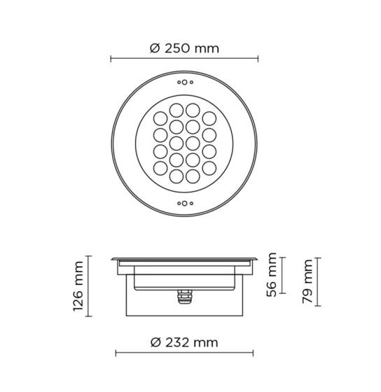  POOL MEGA LED 36W
